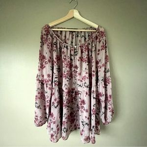 Love and Legend Flowy Sheer Blouse